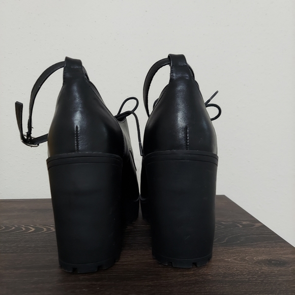 SOLD Torrid Chunky Goth Platform Oxfords sz 12W - Picture 5 of 8